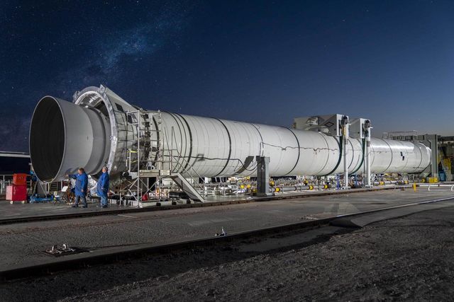 SLS Flight Support Booster-1 Static Fire