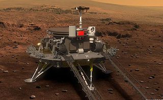 Tianwen-1 Rover Landing